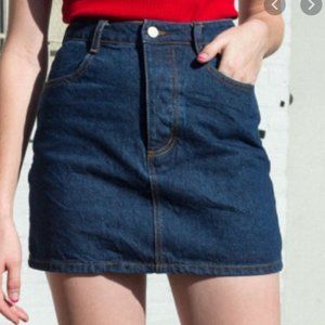 BRANDY MELVILLE MARGRET DENIM SKIRT OS